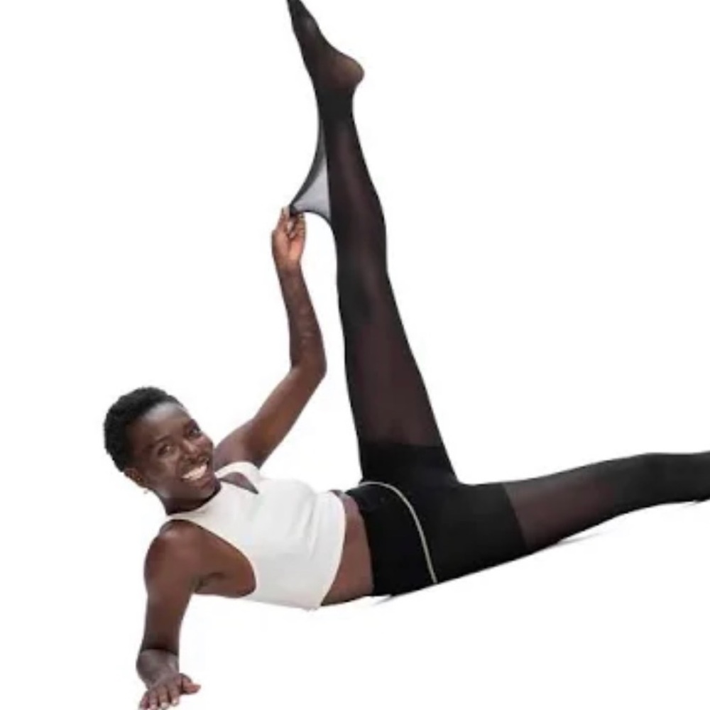 **New**Sheertex Women's Rip Resist Sheer Tights Sz L